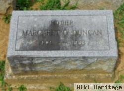 Margaret O Duncan