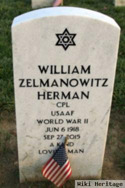 Cpl William Zelmanowitz Herman