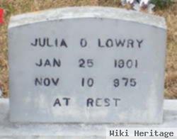 Julia D. Lowry