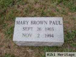 Mary Brown Paul