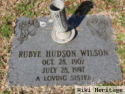 Rubye Hudson Wilson