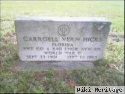 Carroell Vern Hicks