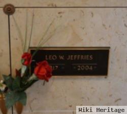 Leo Wallace "pete" Jeffries