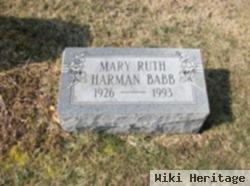 Mary Ruth Harman Babb