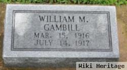 William M Gambill