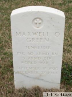 Maxwell O Green