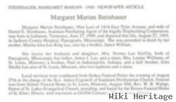 Margaret Marian Lee Steinhauer