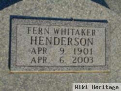 Fern Whitaker Henderson