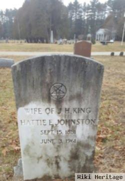 Hattie E. Johnston King