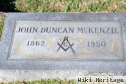 John Duncan Mckenzie