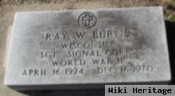 Ray W Burns