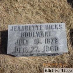 Jeanette Hicks Boulware