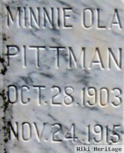 Minnie Ola Pittman