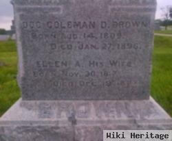 Dr Coleman Daniel Brown