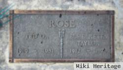 Elsie Retta Taylor Rose