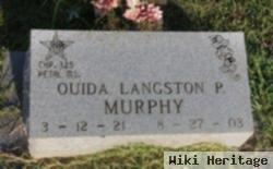 Ouida Langston P. Murphy