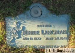 Minnie Wilke Langman