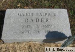 Maj Ralph Rosco Rader