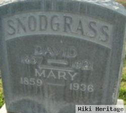 Mary Frances "emma" Glouner Snodgrass