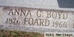 Anna G Boyd Foard