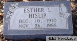 Esther L Hislip