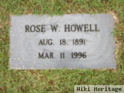 Rose Williams Howell