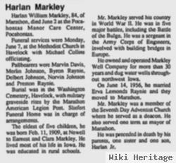 Harlan William Markley