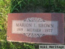 Marion L. Brown