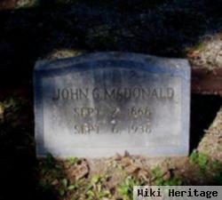 John G. Mcdonald