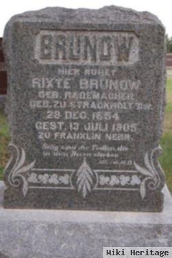 Rixte Rademacher Brunow