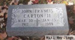 John Francis Carton, Ii