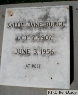 Sallie Jane Burge