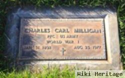 Pfc Charles Carl Milligan