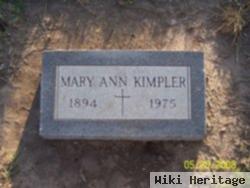 Mary Ann Kramer Kimpler