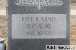 David H Whaley