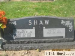 Herman E "buck" Shaw, Jr