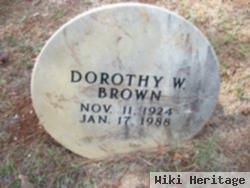 Dorothy W Brown