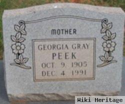 Georgia M. Gray Peek