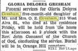 Gloria Delores Gresham