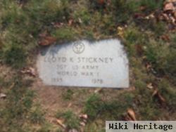 Sgt Lloyd K Stickney