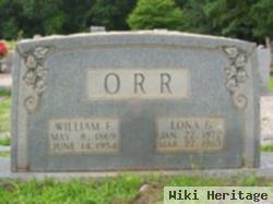 William F Orr