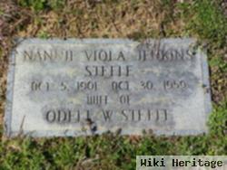 Nancy Viola "nannie" Jenkins Steele