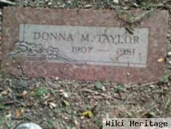 Donna M Taylor
