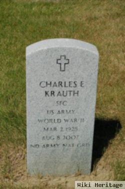 Charles E Krauth