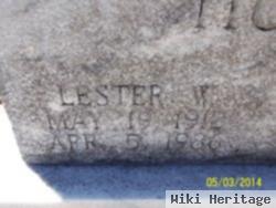 Lester W Hudgins