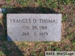 Frances O Thomas