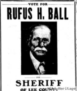 Rufus Harvey Ball, Sr