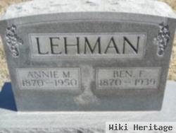 Benjamin F. Lehman