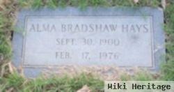 Alma Bradshaw Hays