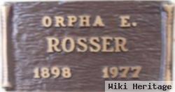 Orpha E. Rosser